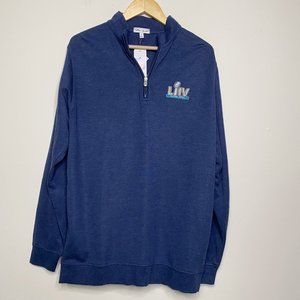 Peter Millar NWT L NFL Super Bowl LIV Pepsi Zip Up